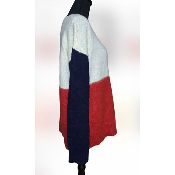 Madewell Colorblock Wool Blend Sweater - Picture 3 of 6